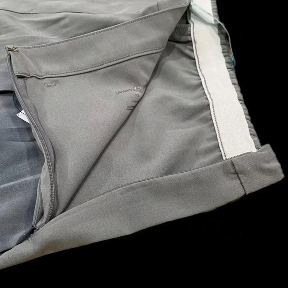 NWT MINISTRY OF SUPPLY Swift Drape Pants Gray Stretch Waist Pockets Zipper 12 - Picture 11 of 12
